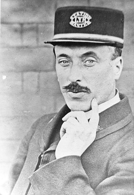 Photo of Mr Dunn, Station Master at Hesketh Bank Station 1910